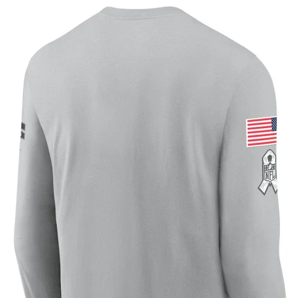 NFL NIKE Browns Men’s Gray Long Sleeve Size XXL MSRP $ 50 NWT - Picture 3 of 4